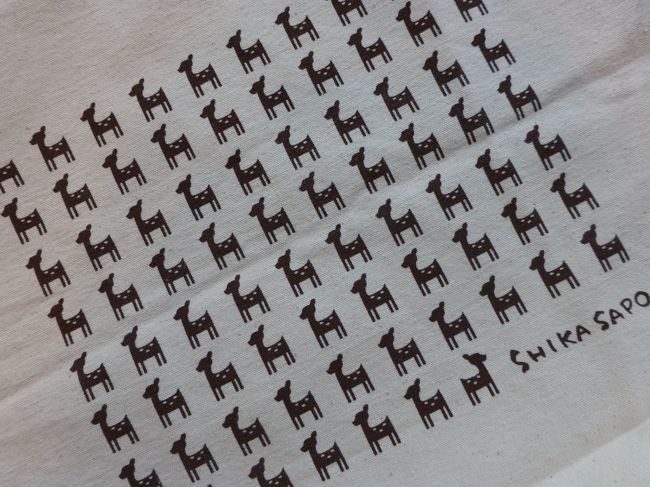 エコバックの鹿ちゃん