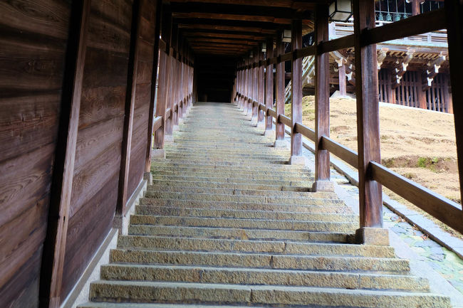 上り廊を、、ゆっくり　周囲を眺めながら。