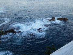 碁石海岸到着ー！
徳島の渦潮のようなそうじゃないような。
ずっと見ていられます。