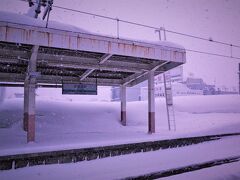 越後湯沢に着きました。


積雪も凄いですが降雪もさっきからすごいことに。


