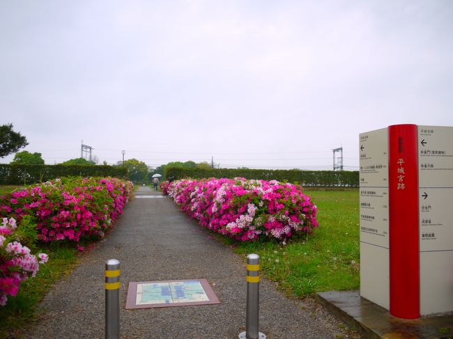 さすがに門は開いてない。<br />でも横の道から入れるみたいだからぐるっと回り込むことにした。<br /><br />