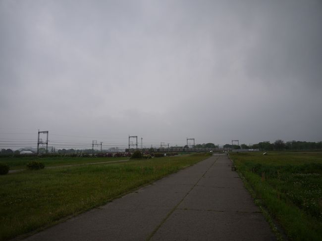 電車、行っちゃった。