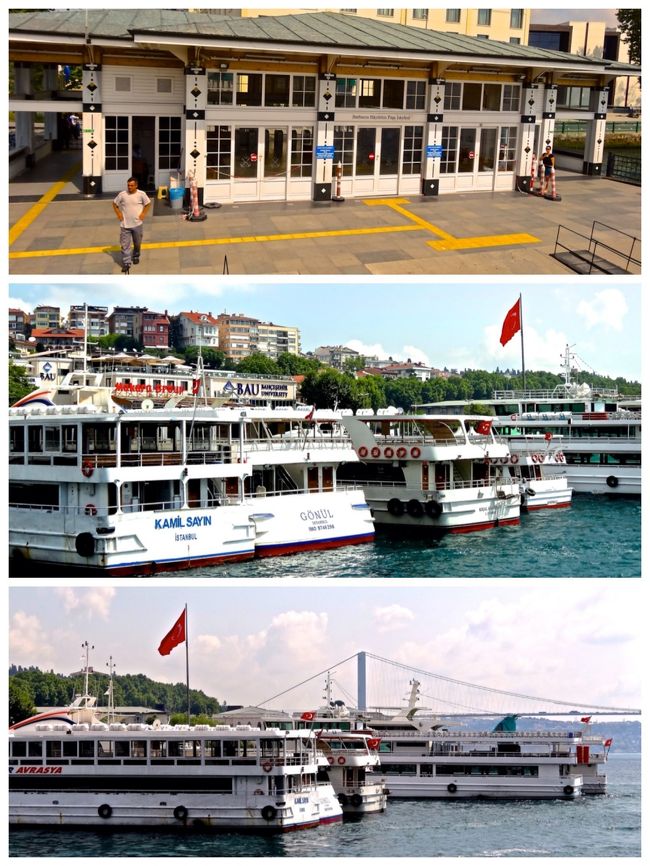 最初の寄港地<br />「ベルクタシュ」です。<br /><br />寄港時間はごくわずか<br />１０分前後だったでしょうか。