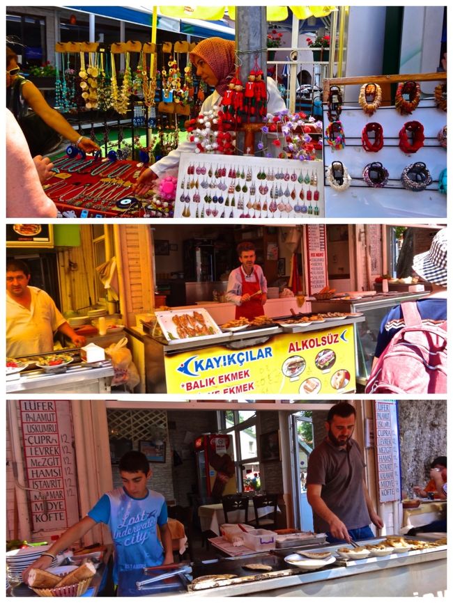 土産屋さんも並んでいます。<br />しかし<br />帰りの船が出るまでの<br />この町での持ち時間は<br />およそ３時間。