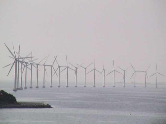 海上の風力発電