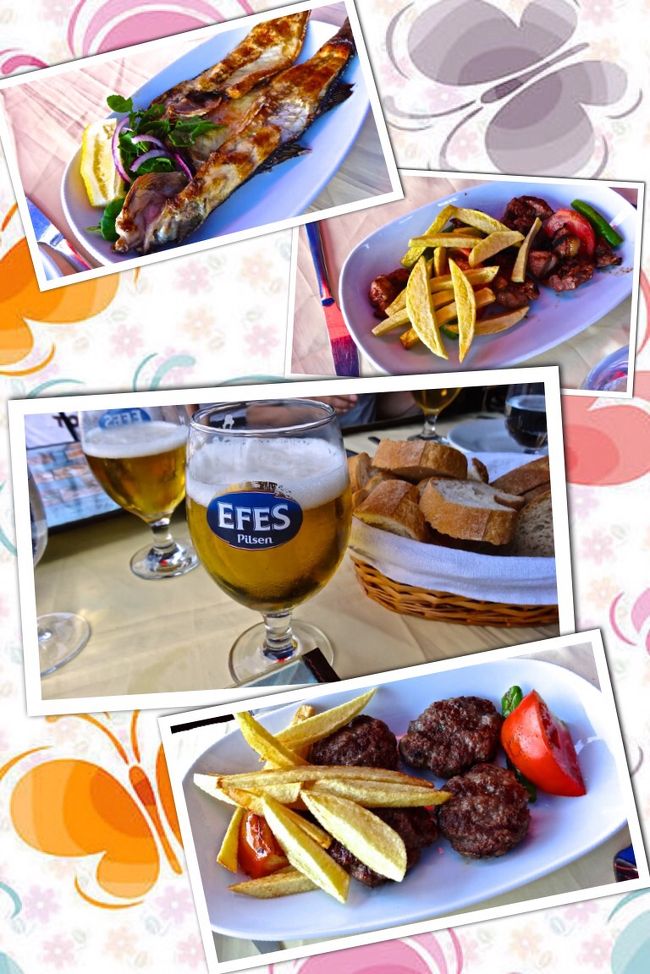 サバ焼きや羊の肉のグリル<br />等をいただきました。<br />