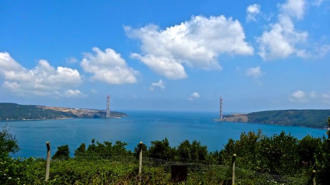 黒海が見えます。