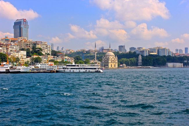 ところが、この先<br />黒海沿岸の小さな町アナドル・カヴァウ（終点）<br />で下船して帰りの船が出るまで３時間程の<br />時間があります。<br />その間に、ビザンチン時代の城塞跡に<br />行くことになりますが、そこが丘の上に<br />あってけっこうきつい登り坂なのです。