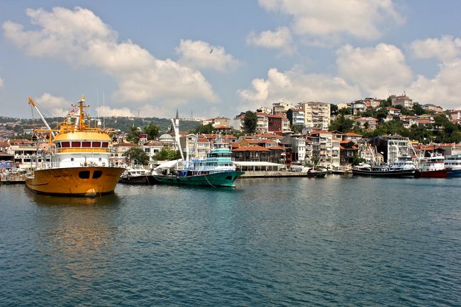 色々な船舶が<br />停泊しています。