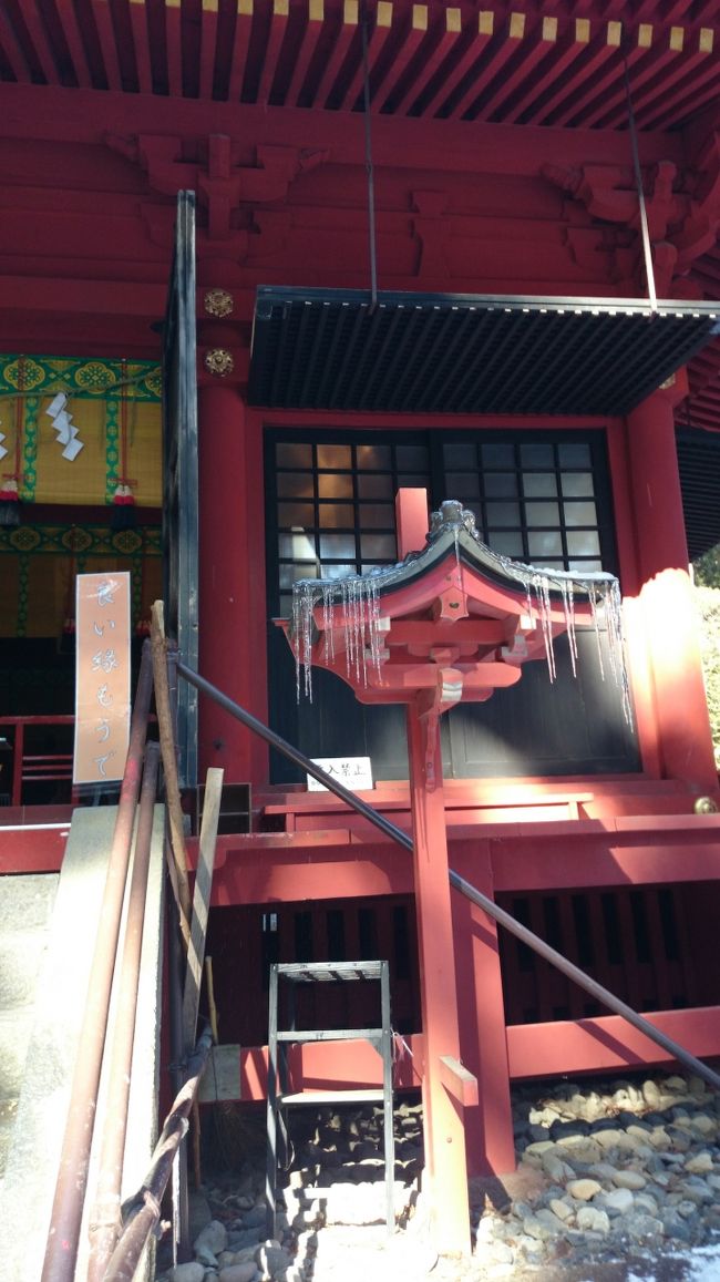 この氷柱！思わずパシャ！