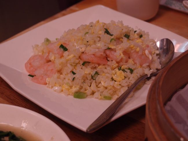 エビチャーハン。エビぷりぷり。