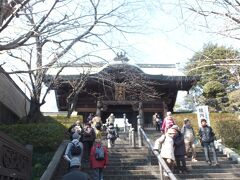 次のポイントは、「乗蓮寺」。
東京大仏というのがあって、観光客も多いですね。

