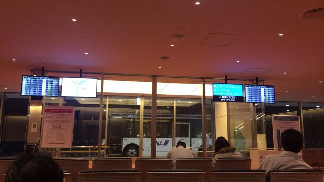 ANAのバスに乗り込みます。