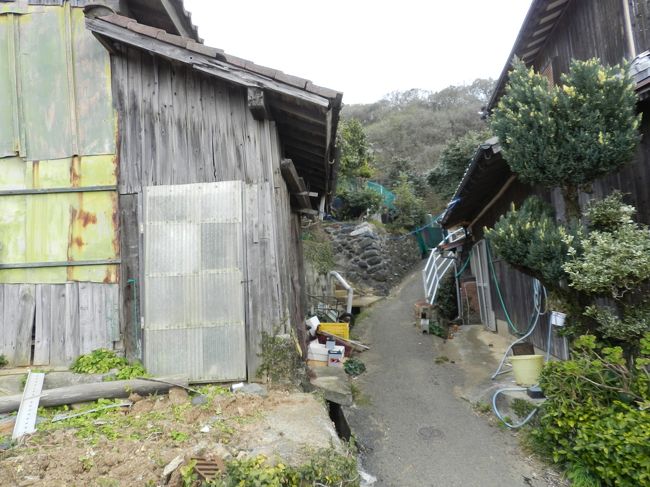 白浜の路地です。