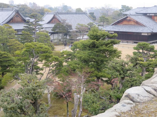 天守閣跡からの眺めです。