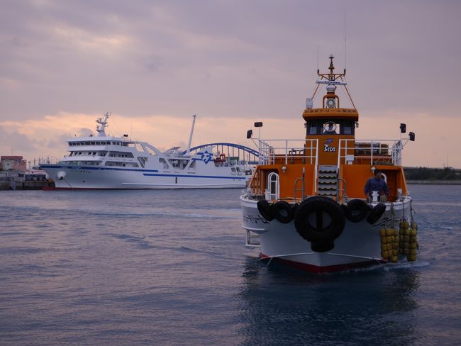 ３日目。８時出発の高速フェリーで鳩間島へ向かいます。<br />ドリーム観光さんの往復乗船券とレンタサイクルがセットになったツアーを利用しました。