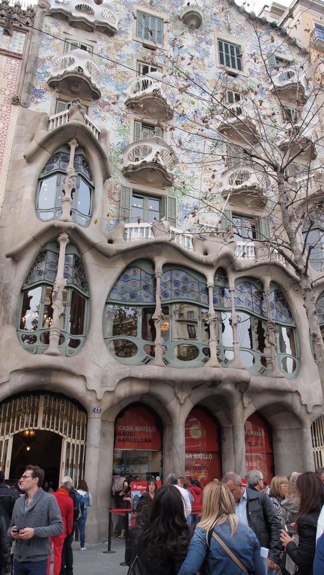 そのままカサバトリョへやって来ました。<br />入り口も結構並んでます。<br />日本だったら1分で無くなりそうな列に10分くらい並んでチケット購入。<br />いつも思うんだけど、なんで外国人ってこんな効率悪いの…！！！<br /><br /><br />日本人はあくせくしていけないですね。心に余裕を持ちましょう。