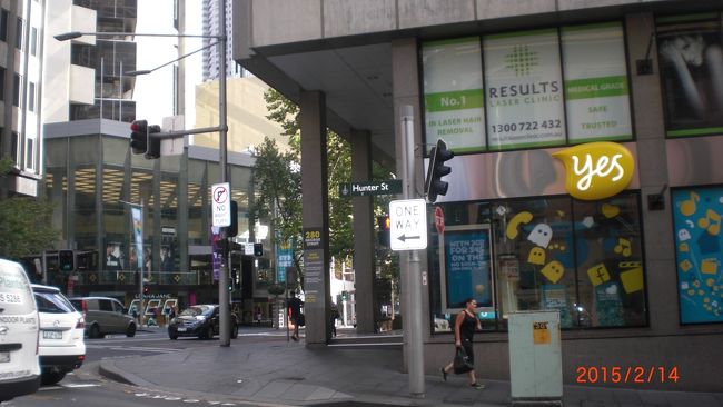 通りの名前がきちんと表示されてるので、あまり迷う事も有りません。