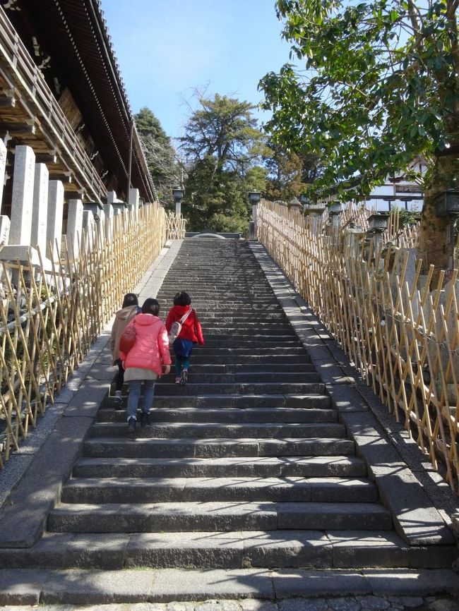 石段を上ります。