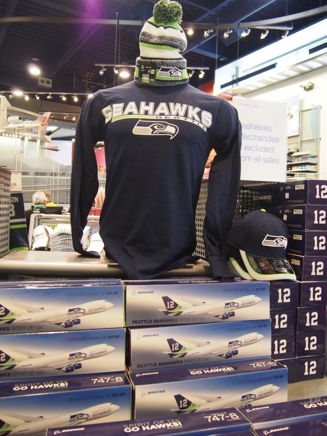 こういうちょっと珍しい、コラボ飛行機の模型とかもいっぱい売ってます。<br />