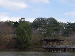 表参道から右手に逸れて、鷺池の浮見堂。一の鳥居から徒歩5分。