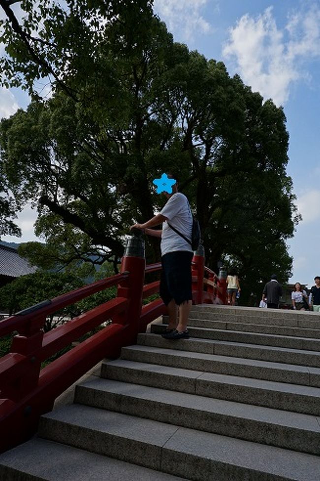 私達は、人がいなくなると写真を撮ってバタバタ走っていましたけどね(笑)<br />特に３つ目の橋では、こけてはいけないらしい。未来への暗示ですから(謎)<br />手水舎で、書いてある手順どおりに身を清め、参拝。<br />