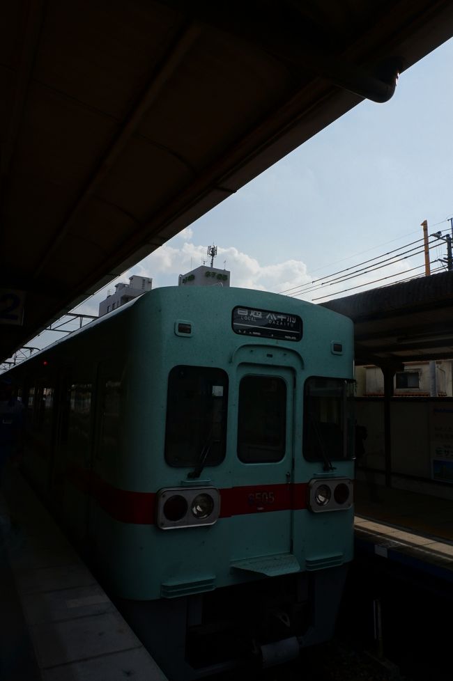 行きに同じ車両だった人もおり、同じようなペースで回るのだと…大体５０分くらいで参拝終了。<br />帰りは、二日市からの特急がなかったので、少し時間がかかりましたが、普通の人が<br />乗っている在来線、中央線みたいな雰囲気(謎)<br />今回の旅行こんなに汗をかくとは予想もしていなかったので、洋服が足りなくなって<br />しまったので、ホテルに帰る前に『天神』の地下街(てんちか)で、チュニック丈の<br />ボーダーのＴシャツを買ってもらいました♪　　これで明日も安心❤<br />