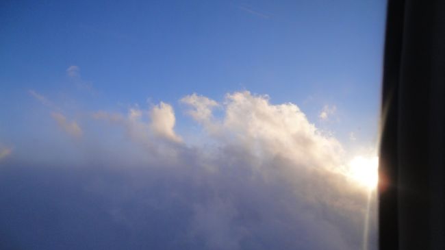 離陸後すぐの空