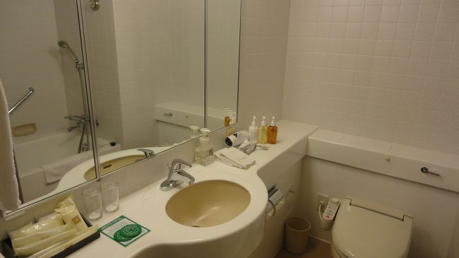 バスルームだけは普通でした。<br />さて、飛行機が遅れたので、あまりのんびりもしていられません。荷解きをして直ぐに出発します。