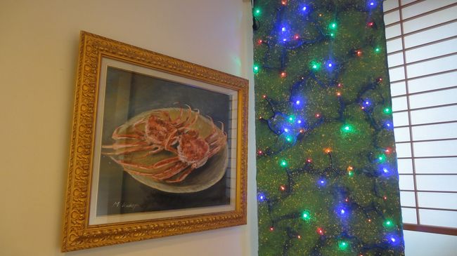 蟹の絵も飾られていました。