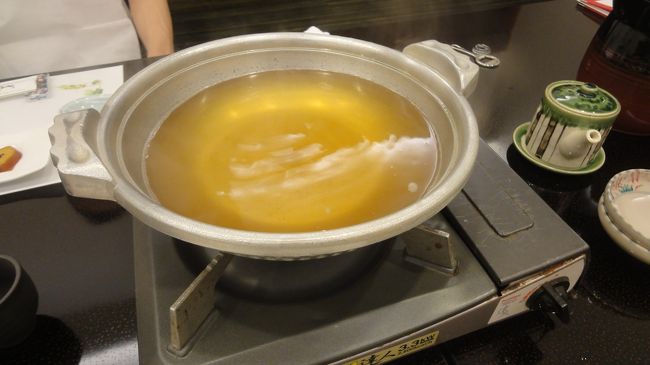 そろそろ出汁が温まってきました。