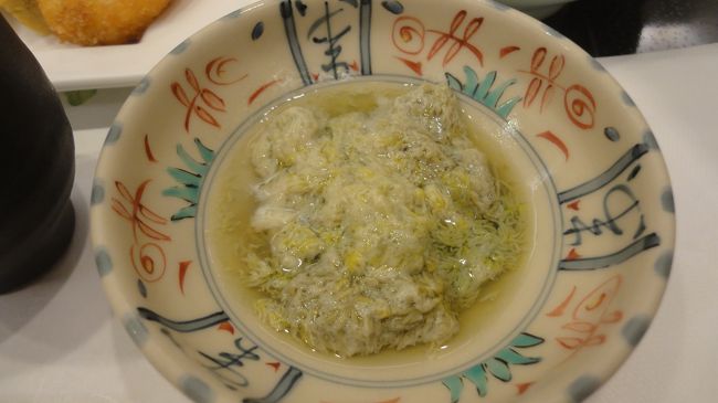 「蟹みそのしゃぶしゃぶ」初めて食べました〜♪