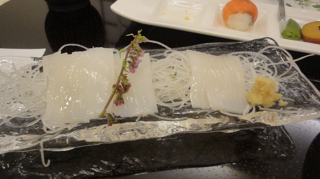 「真イカのお造り」こちらも甘くておいしい♪