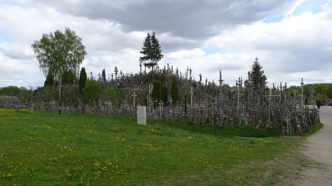 そして、後ろ髪を引かれながらも、乗ってきたタクシーの元へ。無数の十字架を見るだけとはいえ、45分はあっという間だったよぉ（涙）