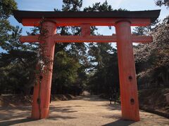 さらにまっすぐ行くと春日大社の一の鳥居です。

