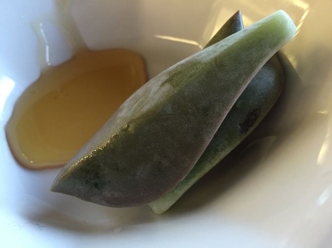 ２日目　ＶＥＲＴＲＡの現地ツアーに参加。（ネットで申込できます）<br /><br />ツアー初日、８：００にホテルに迎えが来て、日月潭に向かいます。ガイドさんは、日本語、英語、中国語を話します。すごい！<br /><br />途中で昼食。ツアーでみんなで食事。これは何？アロエのようなものですが・・・。なんとスイーツのようにはちみつにつけて食べます！食感が面白くおいしい。