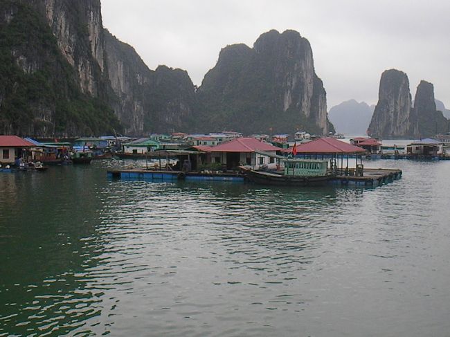 船の集落がありました。