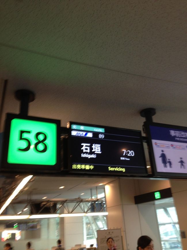 今回は５８番ゲートで変更なし<br />優先搭乗で機内に