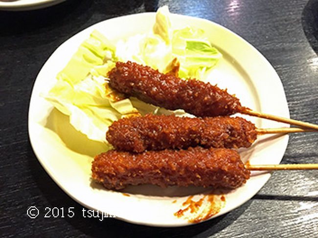 みそ串カツ。 <br />料理はもう一つ…。 <br />味付けはそんなに濃くありません。 <br />地元飯を食べるなら、居酒屋が一番やね。 