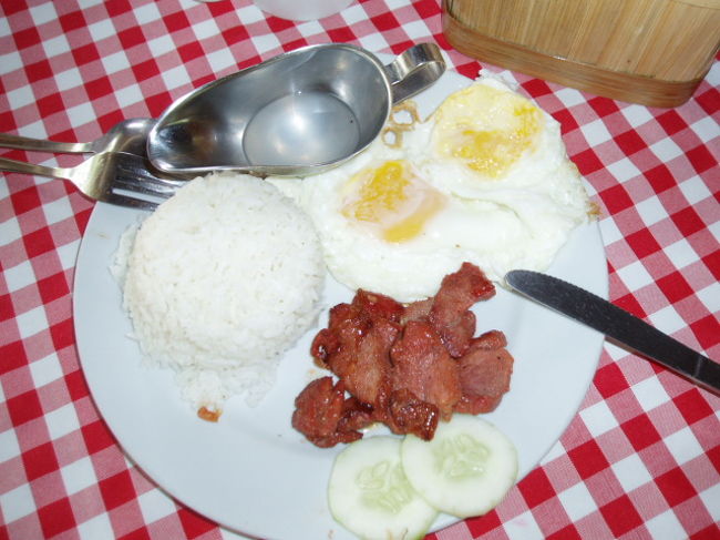 最終日のホテルの朝食。<br />Exoticと比べると高くて少なくてまずい。