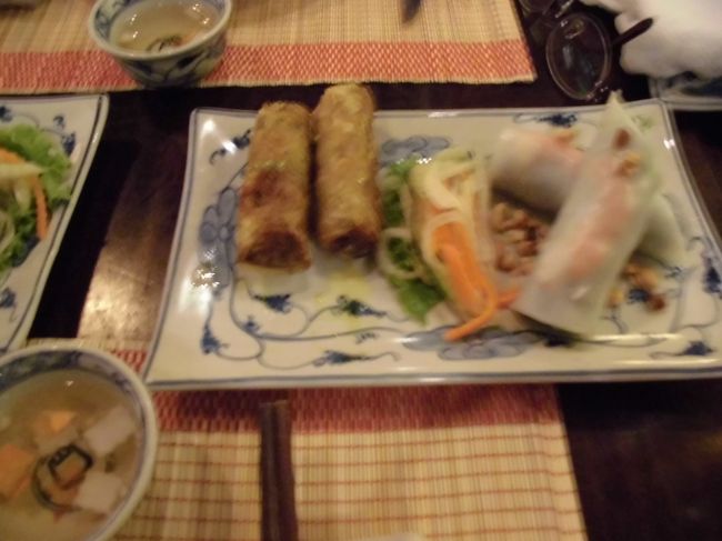 揚げ春巻<br />生春巻き