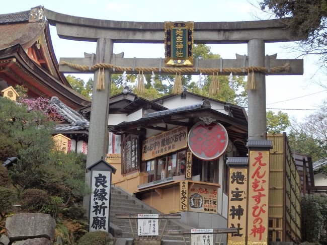 地主神社はまだあいていなかったので外からだけ。