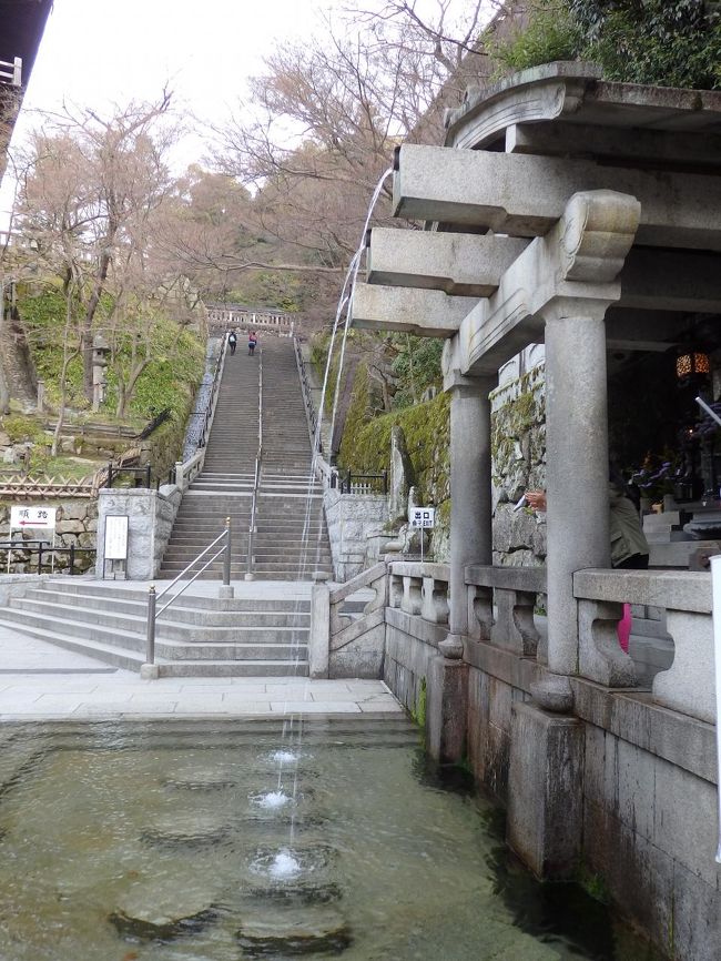 近くから見た音羽の滝