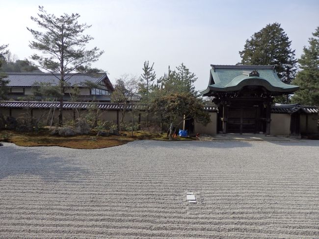 そしてお庭。<br /><br />お庭は波を表しているそうです。<br />お庭の中では毎日毎日修行の一環として整えているお寺もあるとのことですが、昔からの知恵でけっこう持つとのことでした。<br />ならしたあとに水をかけるっていってたかな？