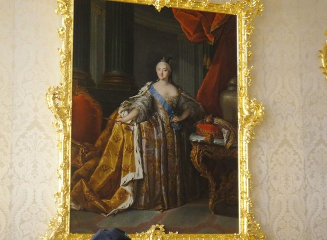 エカテリーナ１世の肖像画。