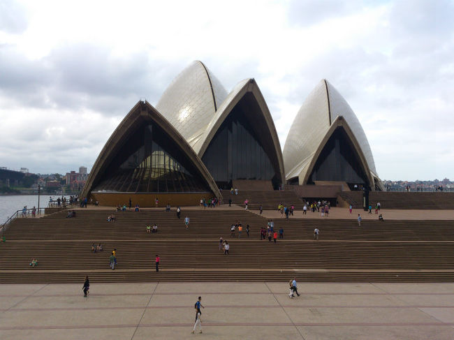 ボタニックガーデン側から見たオペラハウス。