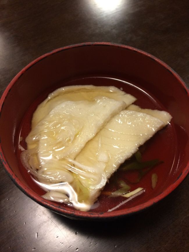 初めてせんべい汁なるものを食す<br />帰りがけに駅で食べようかと思ってたのでラッキー！