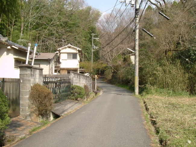 田原の里への山道