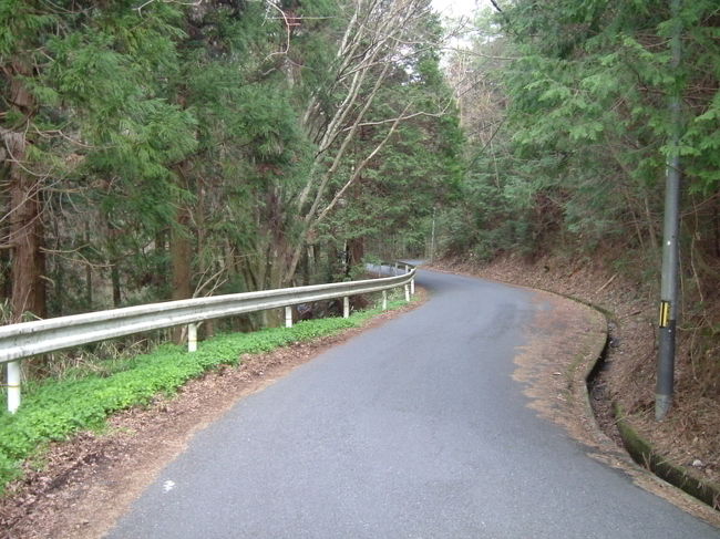 田原の里への山道