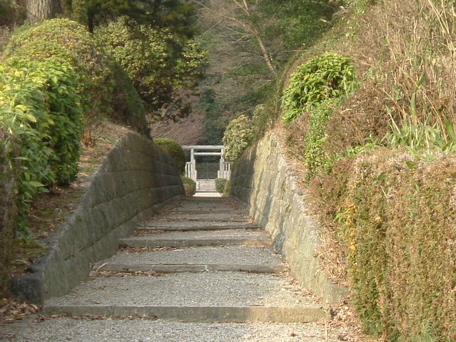 田原西陵<br /><br />参道がかなり長く続いているように見えました。